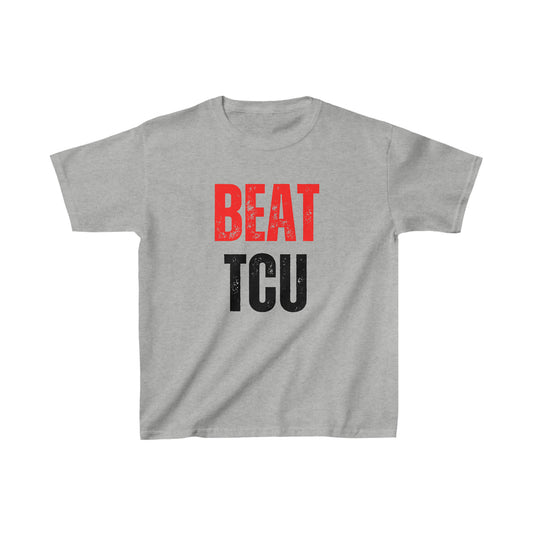 Kids UGA Beat TCU National Championship Shirt Heavy Cotton Tee
