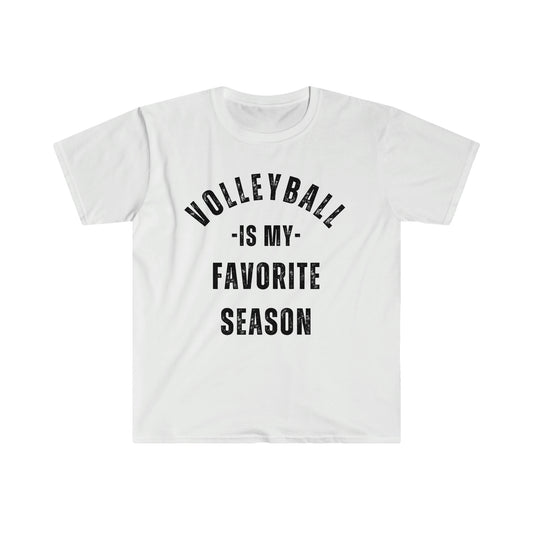 Volleyball is my favorite season Gildan Unisex Softstyle T-Shirt