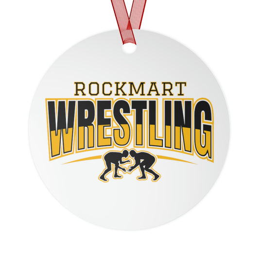 Rockmart Wrestling Metal Ornaments