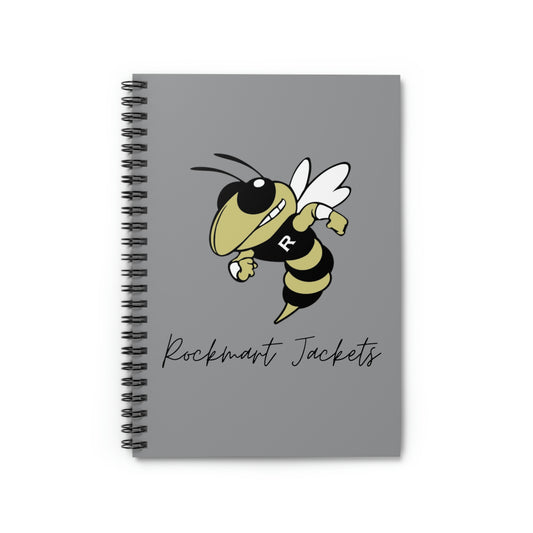 Rockmart Jackets Mascot School Spirit Spiral Notebook - Ruled Line