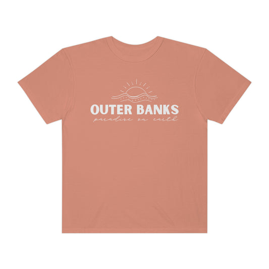 Outer Banks OBX Paradise on Earth Comfort Colors 1717 Unisex Garment-Dyed T-shirt