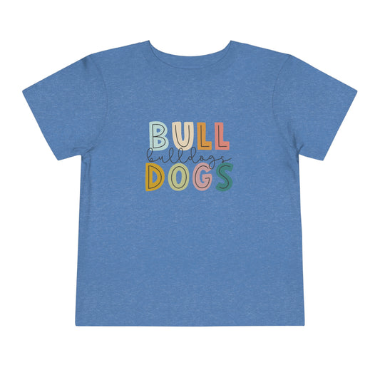 Bulldogs Bella+Canvas 3001 Toddler Short Sleeve Tee