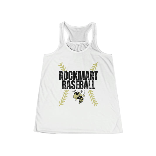 Rockmart Jackets Baseball Bella+Canvas Women's Flowy Racerback Tank